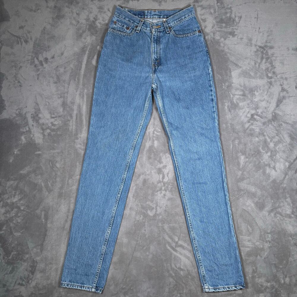Vintage Levi’s 512 Slim Fit Tapered Leg Jeans Women’s 5 Jr USA 90s